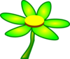 Green Flower Clip Art